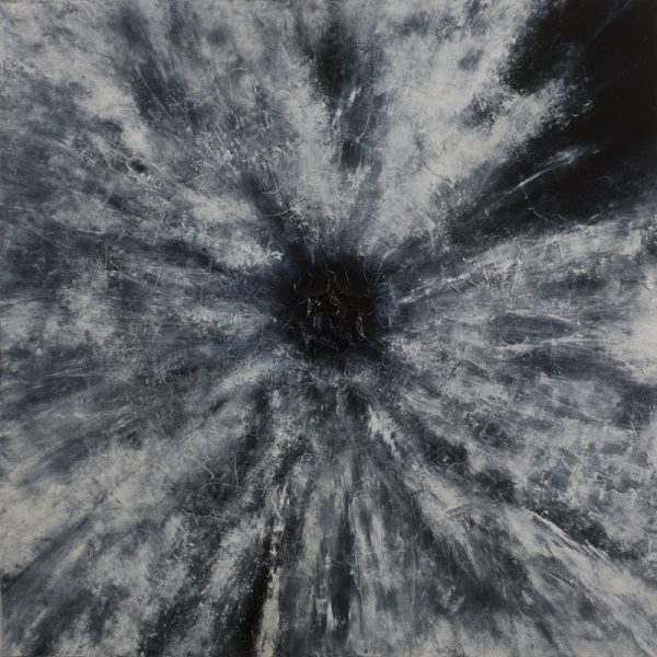 Orion - Mixte Acrylique Huile, 100x100 cm